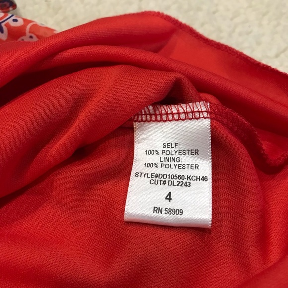 GB Girls Orange Cold Shoulder Dress 4 / 4T NWT - Picture 5 of 14